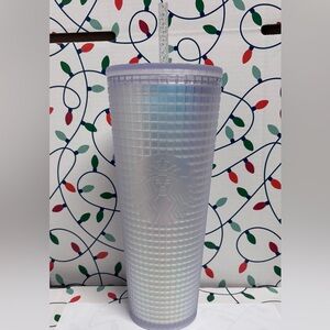 Starbucks Pearl White Textured Tumbler